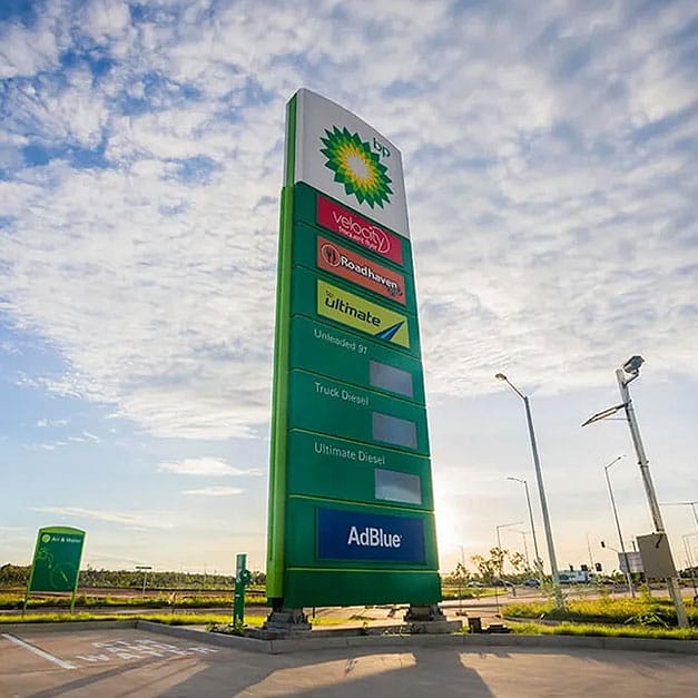 jasa pembuatan totem pom bensin